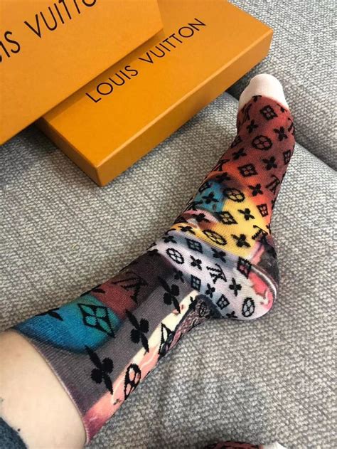 lv mens socks|real louis vuitton socks.